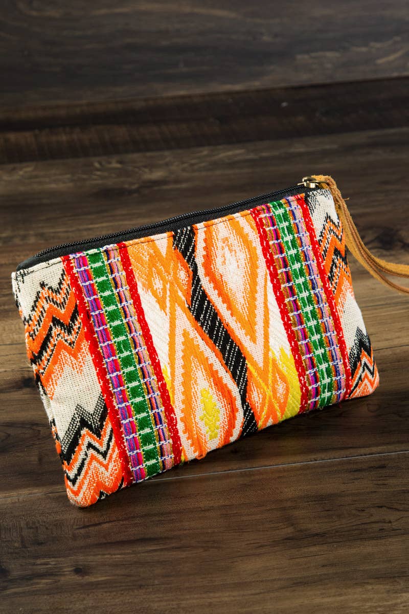 Marisol Vivid Patterned Clutch