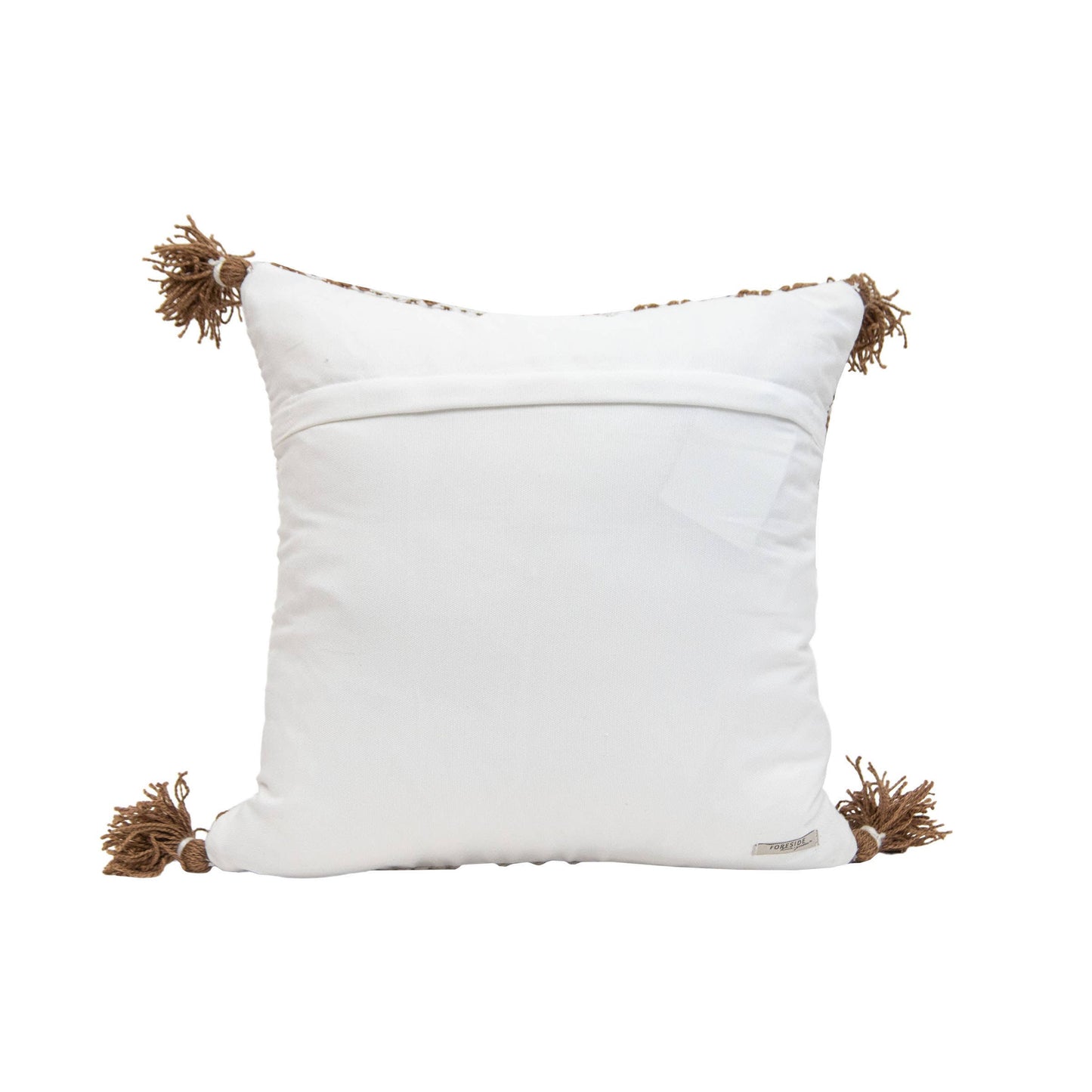 Rook Brown Geo Outdoor Indoor Pillow 18x18