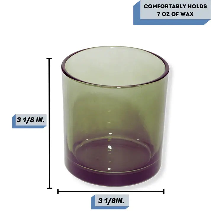 9.5 oz Monticiano Forest Green - Candle Making Glass