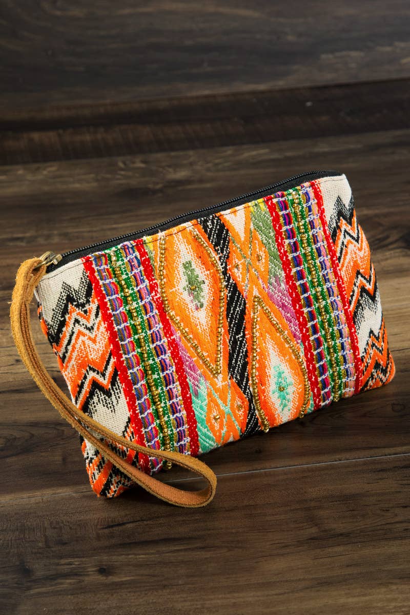 Marisol Vivid Patterned Clutch
