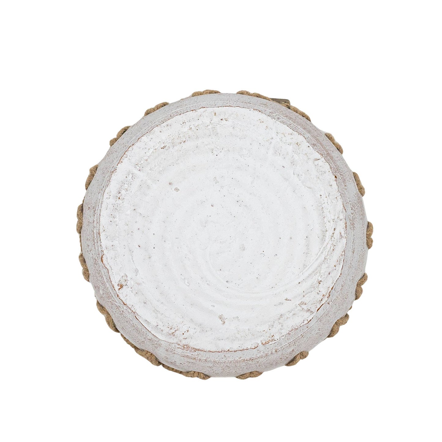 Landon Woven Rim Decorative Bowl White