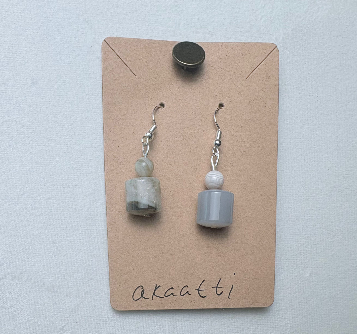 Akaatti Agate Earrings 11