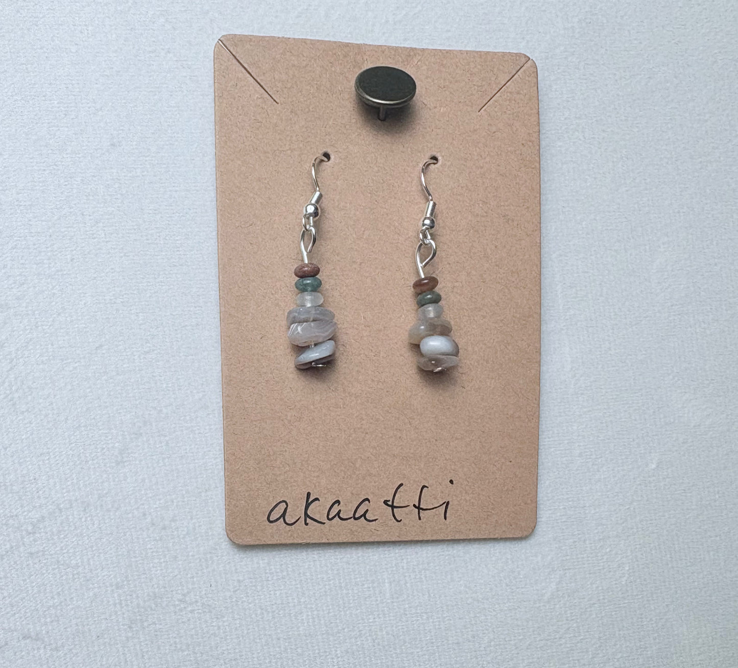 Akaatti Agate Earrings 8