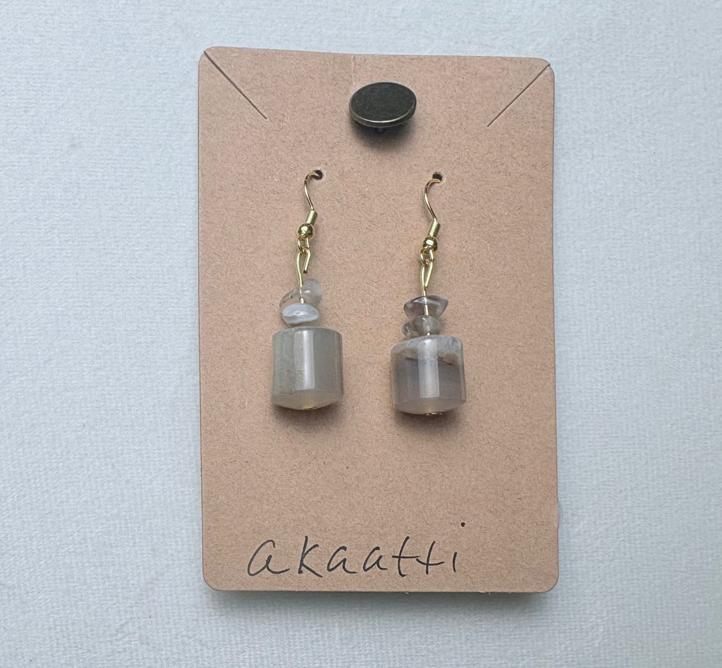 Akaatti Agate Earrings 12