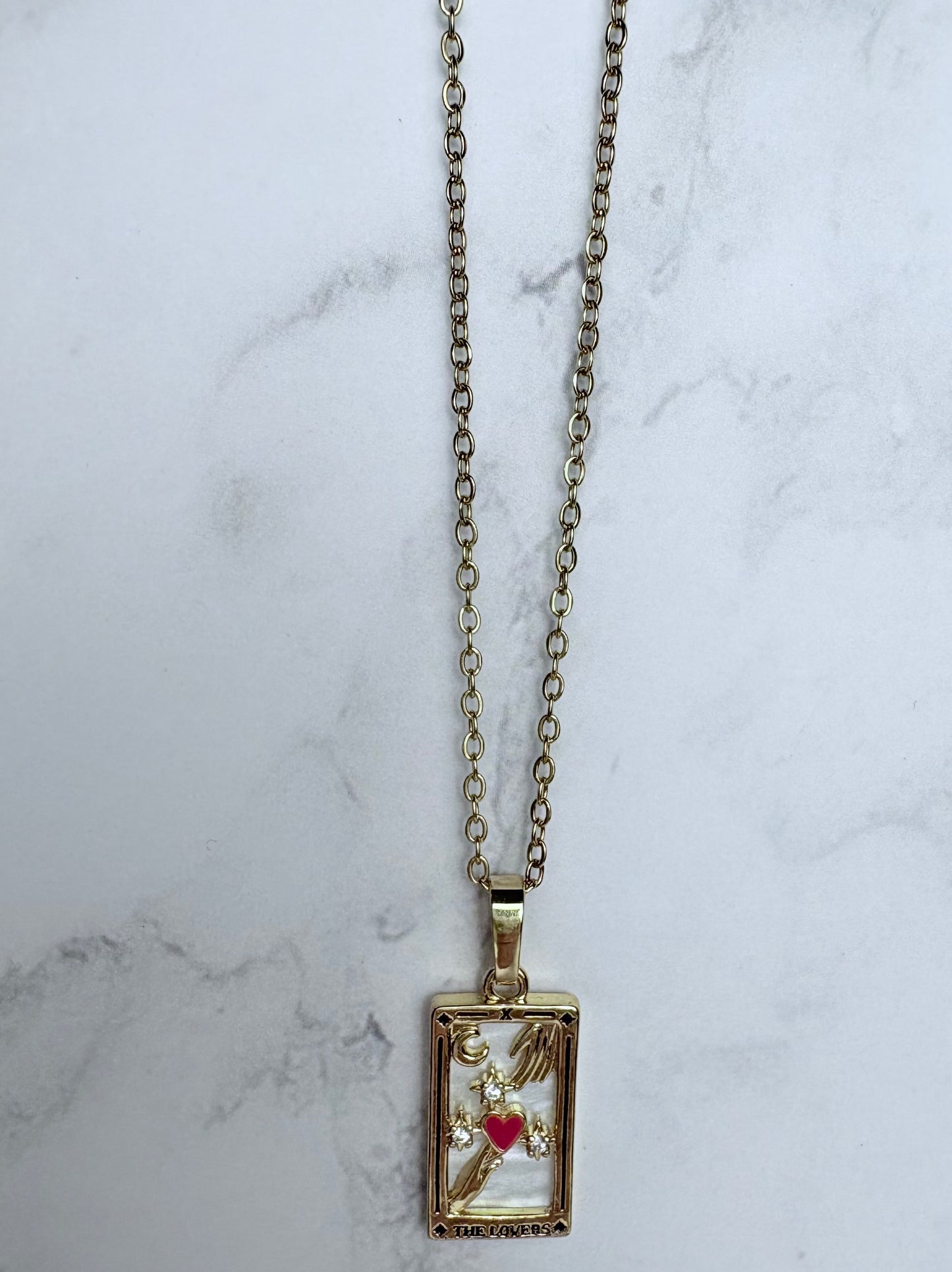 Tarot Necklace: Lovers