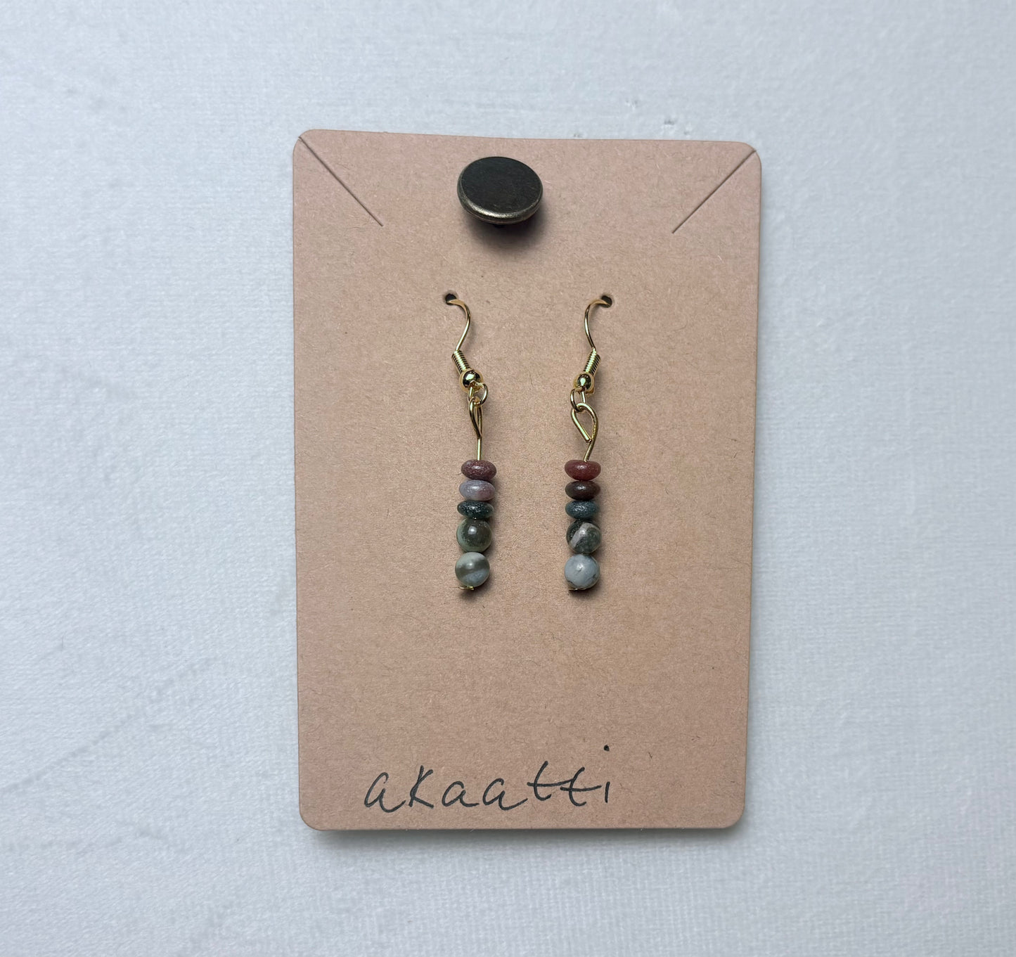 Akaatti Agate Earrings 1