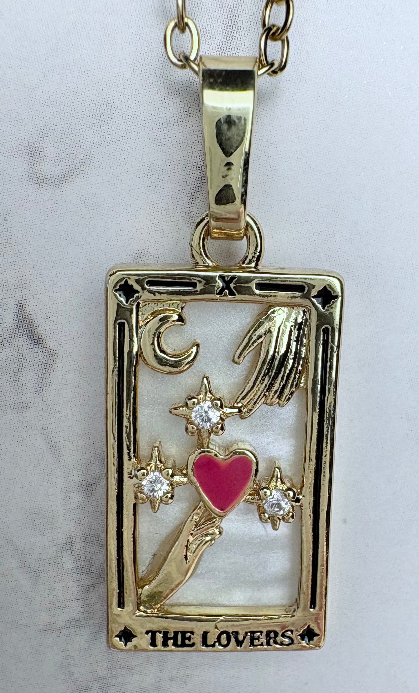 Tarot Necklace: Lovers