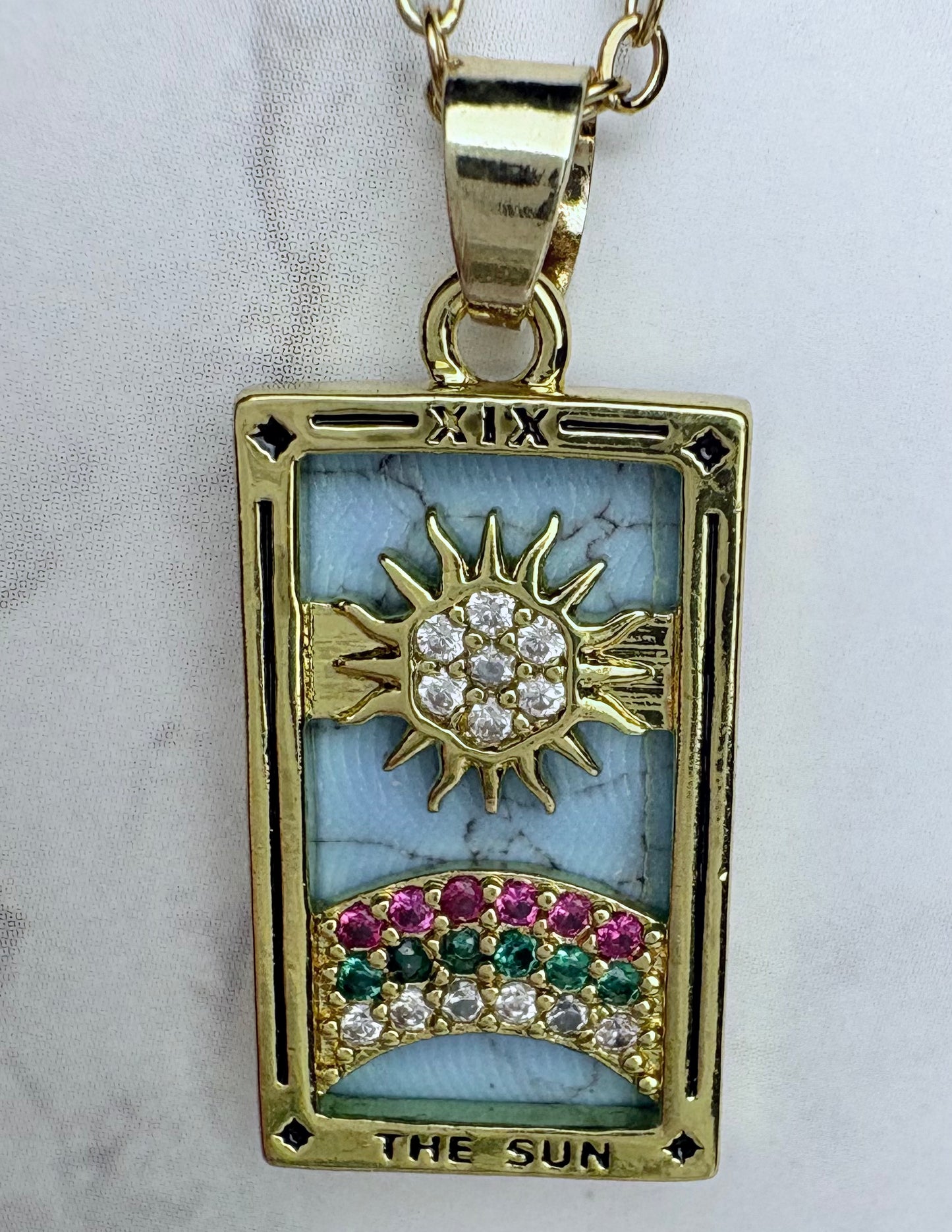 Tarot Necklace: The Sun