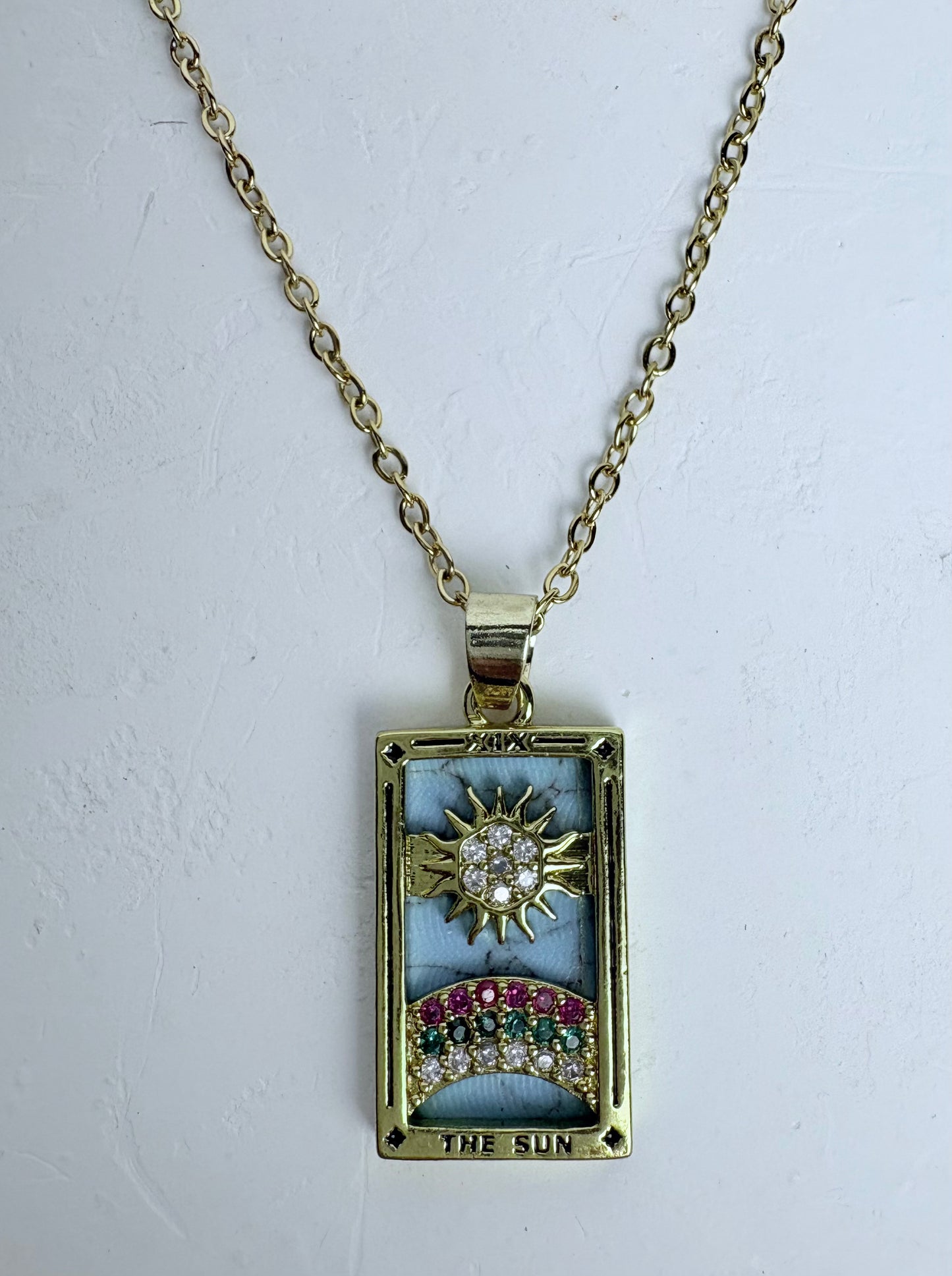 Tarot Necklace: The Sun