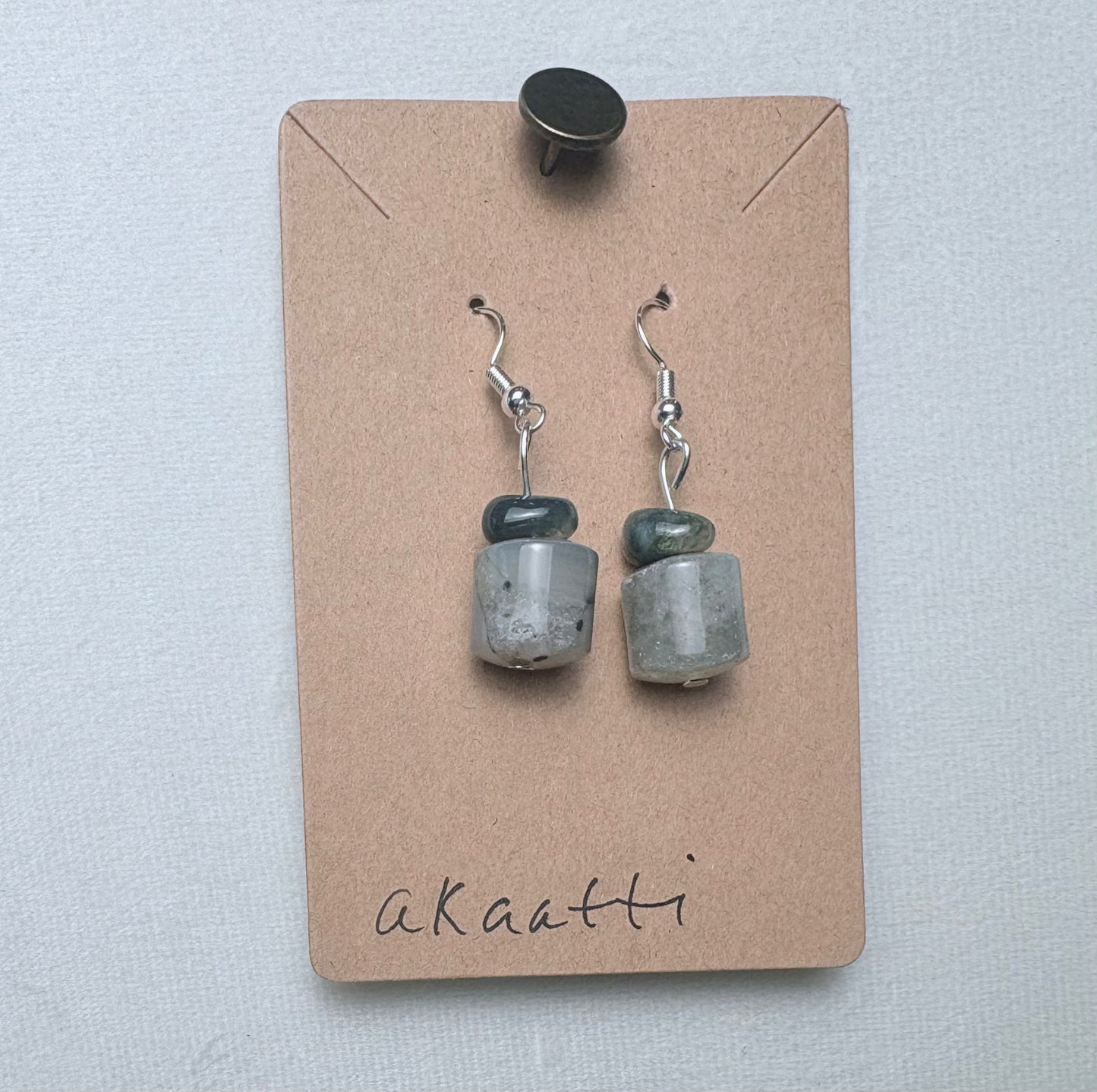 Akaatti Agate Earrings 14