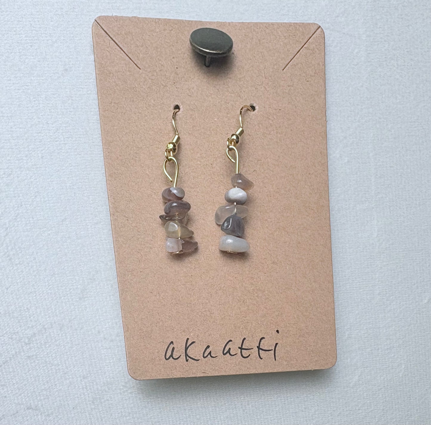 Akaatti Agate Earrings 7