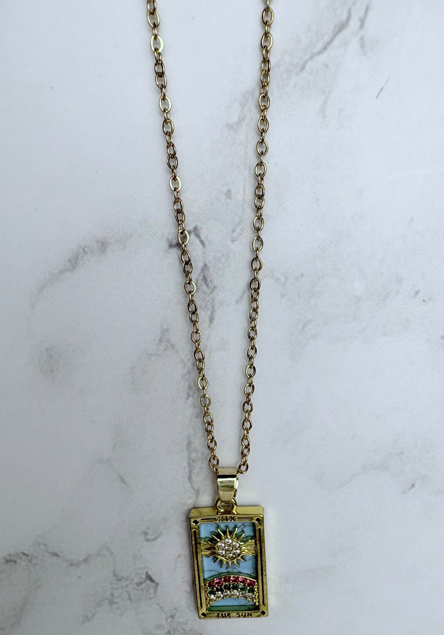 Tarot Necklace: The Sun
