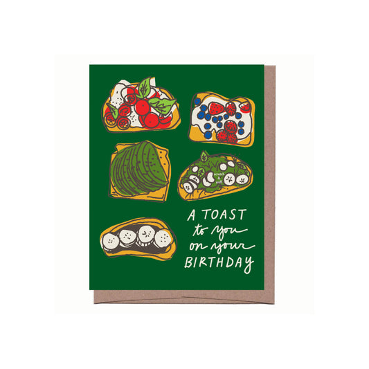 Scratch & Sniff Toast Birthday Greeting Card