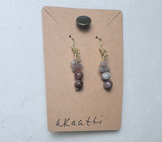 Akaatti Agate Earrings 8