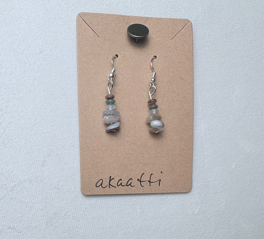 Akaatti Agate Earrings 8