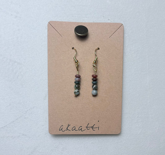 Akaatti Agate Earrings 3