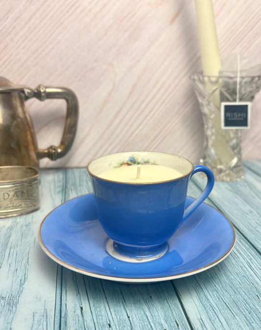 China Blue - Magnolia & Peony