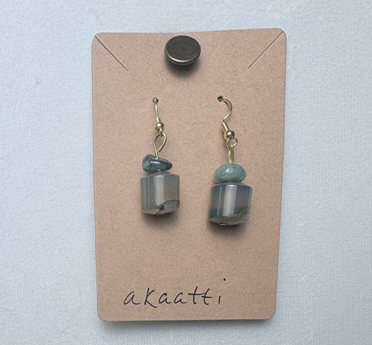 Akaatti Agate Earrings 13