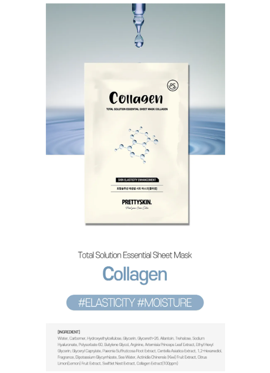 PRETTY SKIN Sheet Face Mask: Collagen