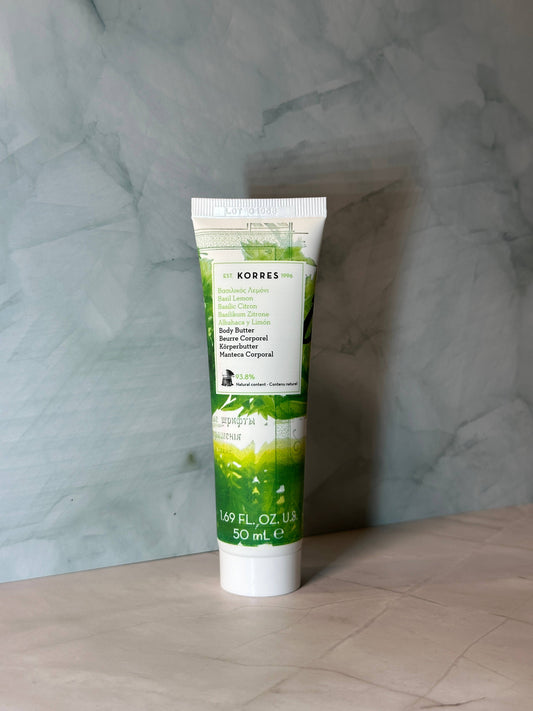 KORRES Ultimate Hydration Body Butter and Hand Cream: Basil Lemon