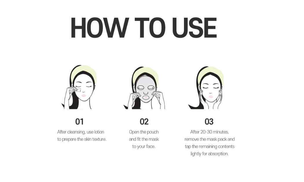 PRETTY SKIN Sheet Face Mask: Pearl